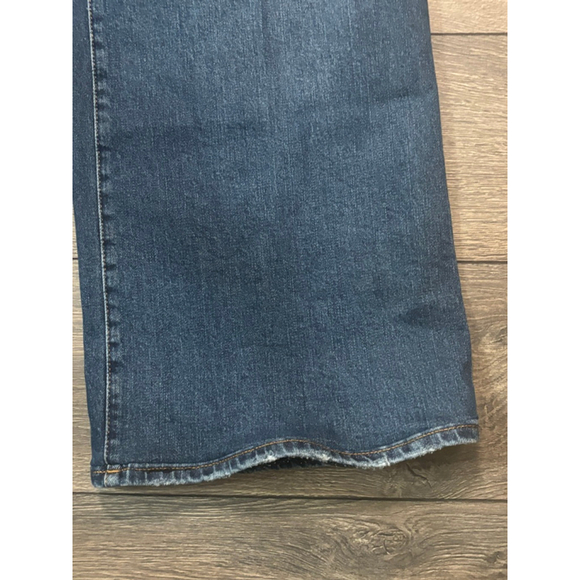 Good American Good Skate High Rise Wide Leg Jeans Medium Wash Size 14/16 - Picture 5 of 11